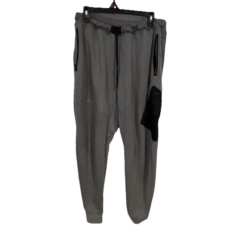 Jordan Dri Fit Statement Fleece Track Pants Slim Fit Gray Men’s Size L